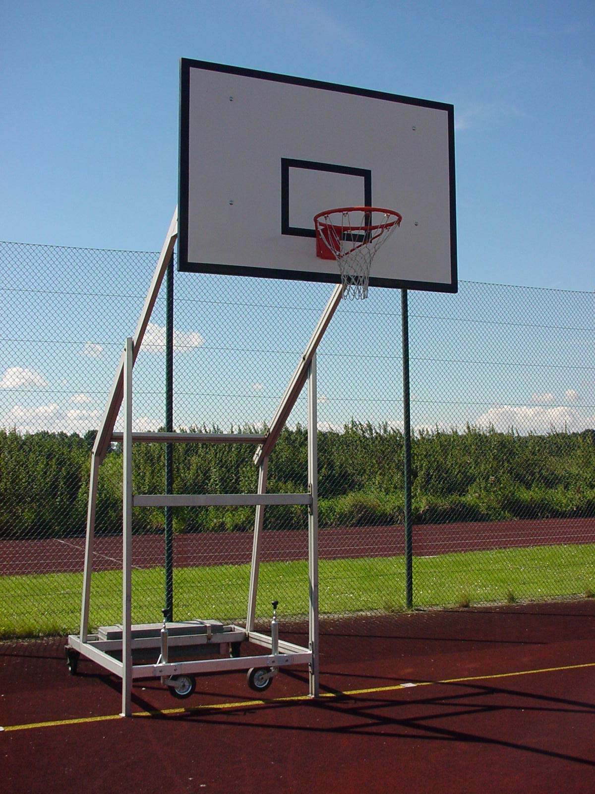 Basketballanlage fahrbar